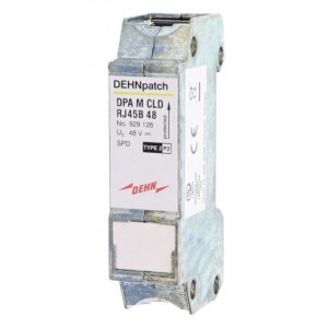 DEHNPATCH RJ45 10kA DIN MOUNT SPD 48V 100MHZ