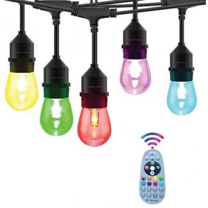 230VAC 10M Pendant Belt Light 12XG45 LED Lamps Rgbw IP65