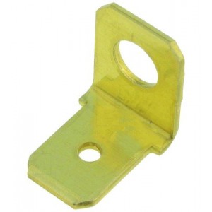 Terminal. MALE- Brass NON-INS 6.3X0.8/100