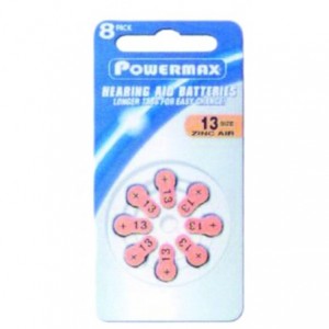 1.4V Zinc Air Hearing Aid Batteries ZA13/DA13 PACK Of 8