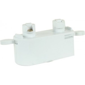 230VAC 3 Wire Track Adaptor White