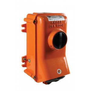 400/500VAC-25A-3P+N+E- Dual I/L SW/SOCKET-ALU-290X180X155MM