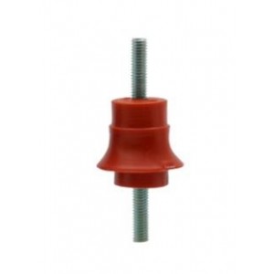 5mm RED PLASTIC INSULATOR M-M