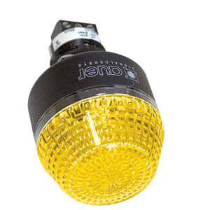 24VAC/DC 45mm YELLOW BEACON STEADY/FLASHING IP65