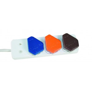 3 X Way 16A Extension + 3 Snapper Plugs
