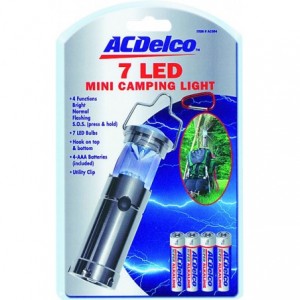 7 LED CAMPING LANTERN without 4xAAA BATTERIES