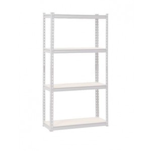 4 Tier Shelving 1524 X 814 X 305MM White