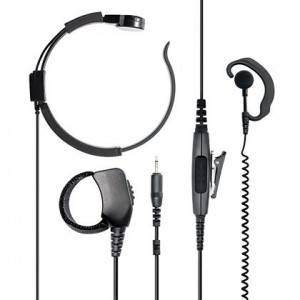 Throat Microphone For Two Way Radio