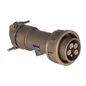 250A 400V 3P+N+E+2X6mm FEMALE PLUG IN ALU ALLOY IP67