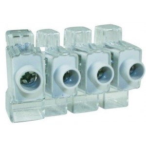 Closed End UNI-POLE Screw Conn 2X16MM CABLES- 500V IP00