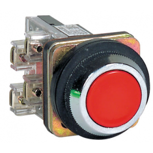 30mm RED FLUSH PUSHBUTTON OPERATOR