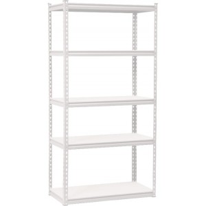 5 Tier Shelving 1830 X 920 X 458MM White