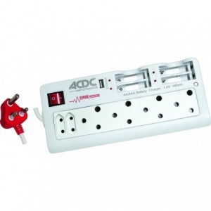 Rsa 4 Way + 2X Euro Extender + Batt Charger + Surge Protect