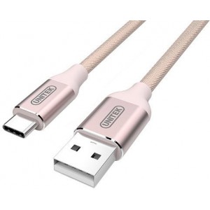 UNITEK  USB-C 1M  M TO M ROSE GOLD (Y-C4025ARG) 
