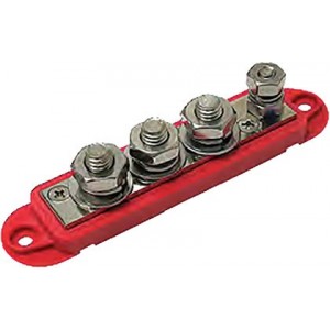 Red 4XM10 Terminal Busbar 250A C/W Protective Cover