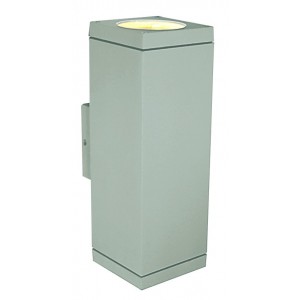 ALUMINIUM 230V 2xGU10 50W SPOTLIGHT FITTING IP54