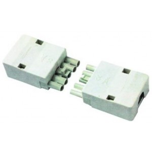 16A 400V 3 Pole Plug White