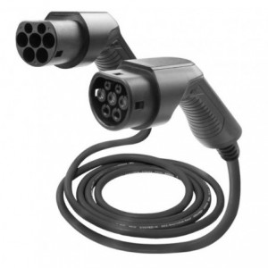 Type 2 To Type 2 32A 230VAC/7.2KW 1PH 5M Straight Ch. Cable