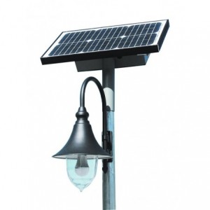 Solar Courtyard Light 4.3W / 360LM C/W Pv 10W Pv Panel