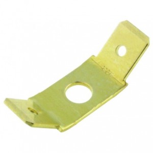 Terminal. MALE- Brass NON-INS 6.3X0.8/100