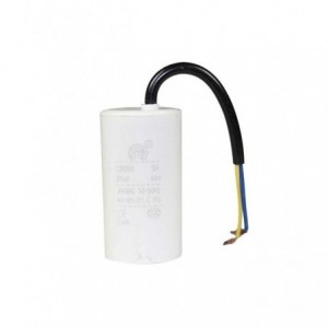 25MF Motor Run Capacitor 440VAC With Fly Leads