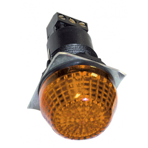 230VAC 30mm AMBER BEACON STEADY/FLASHING IP65