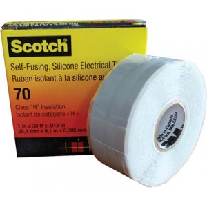 Scotch 70 Self Fusing Rubber Tape 25MMX9M