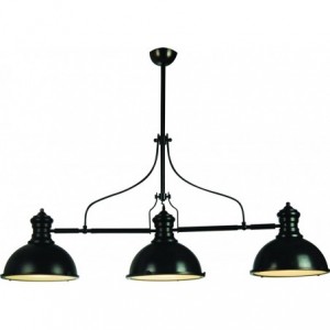 230VAC 60W 3XE27 Pendant BLACK/WHITE