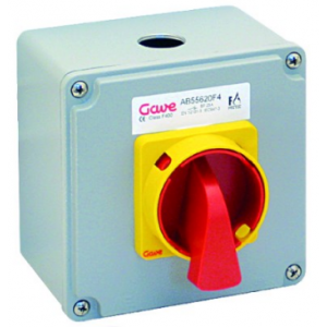 3POLE Fire Rated Isolator F300 40A- 2 Aux Contacts 1NO+1NC