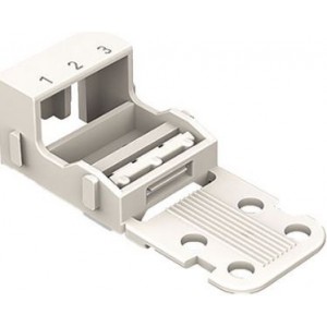 Mounting Carrier For 3 Way Wago 221 4MM2 Connectors