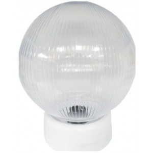 6" Pmma B22 Ceilinglight Fitting (clear Prismatic)