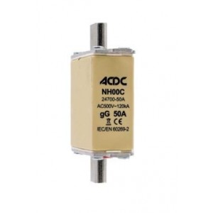 SIZE C00 DIN FUSE 50A 120kA 500V