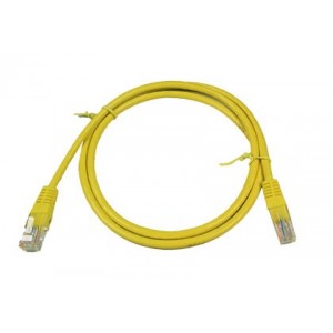 1 Metre Yellow Utp Cat 5E Patch Cable