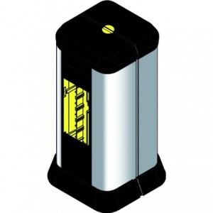 MINI Aluminium Office Pole Single Sided 300MM