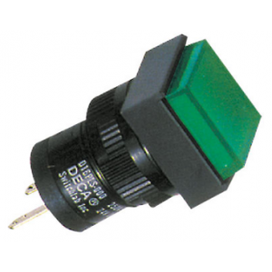 16MM Green Square Pilot Light