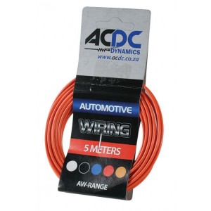 0.50MM Orange Automotive Wire /5M