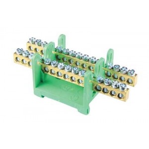 75A 2x14-WAY DIN MOUNT TERMINAL STRIP