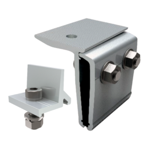Solar Clamp Tin Roof SUS304 Clamp C/W Rail Clamp