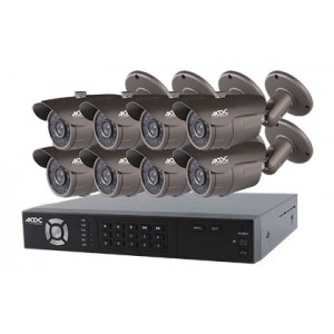 8 Camera Digital Cctv Security System Kit + 500GB HDD