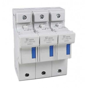 3P FUSE HOLDER 14x51 50A 690V