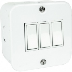 Industrial Switch 3 Lever. 1 Way 10A