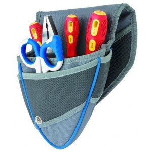 BELT BAG C/W SCREWDRIVERS .COMB PLIERS &amp; SHEARS