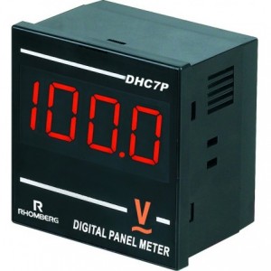 AC VOLTAGE DIGITAL PANEL METER 3.5 DIGIT 100-240V 72X72x48mm