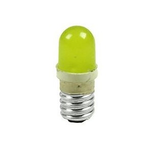 Yellow E10 1 Chip LED 24VAC/DC
