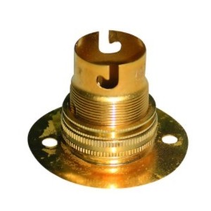 Metal Lamp Holder B22 Batten Mount