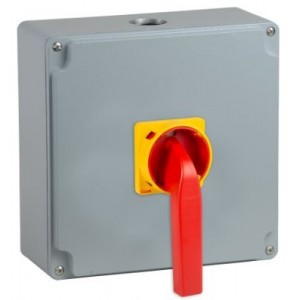 3 Pole Fire Rated Isolator F400 125A- 2 Aux Contacts 1NO+1NC