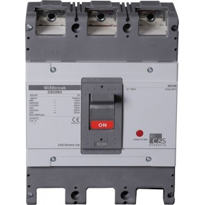 500A 3P Fixed Termal And Magnetic Mccb 65KA F5
