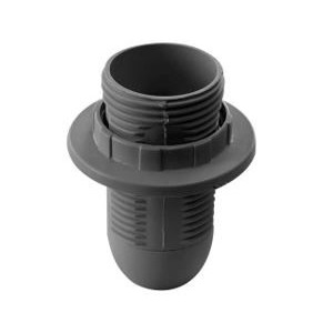 Black Nylon Lamp Holder E14