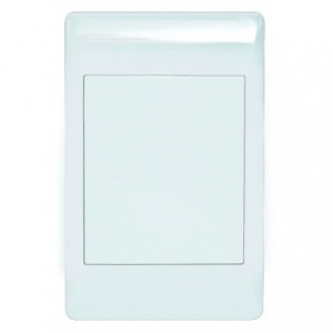 BLANK WHITE COVER PLATE 2x4