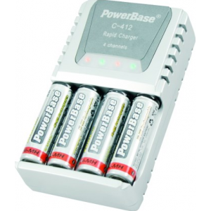 NI-CHARGER C/W 4 x AA 2500mAh BATTERIES